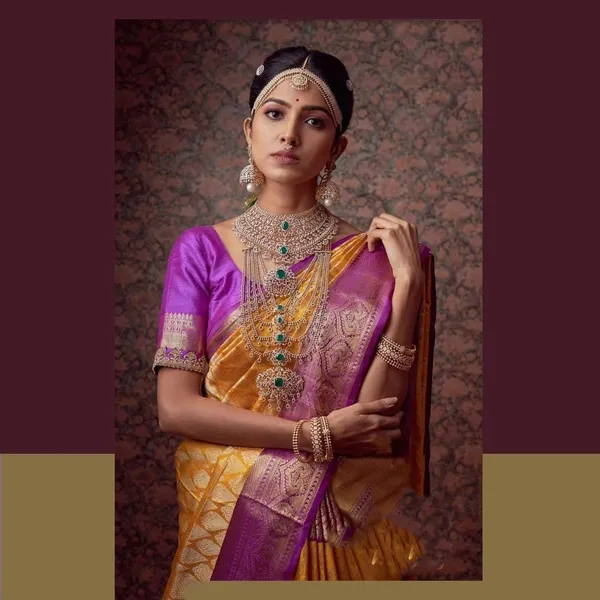 YELLOW_PURE_BANARASI_SAREE